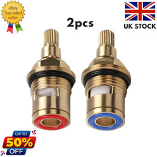 2PCS Universal Tap Inner Faucet Valves Brass Ceramic Disc Cartridge Replacements