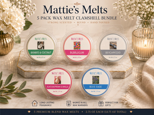 Wax melts piece set - wax, |