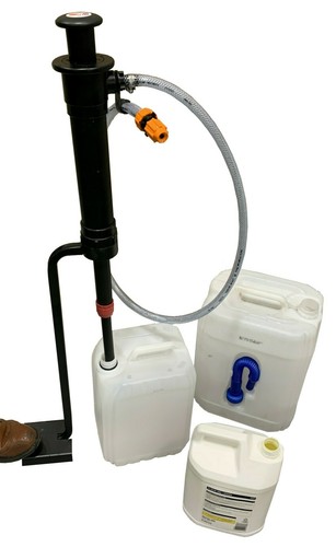 Hand bucket stirrup pump - hand, bucket/stirrup