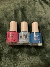 Avon Color Trend Fashion Nail Enamel 8ml Nail Polish Bubblegum /Bliss /Blue Sky