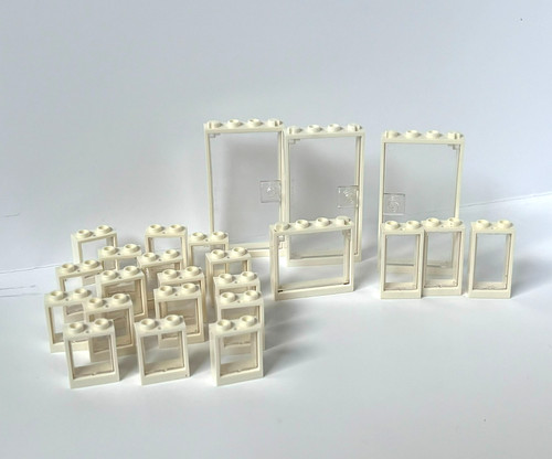 Lego windows doors white - lego®,