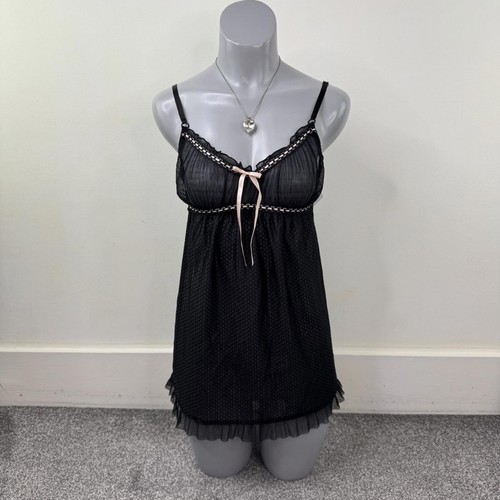 Y2k vintage sheer babydoll - y2k,