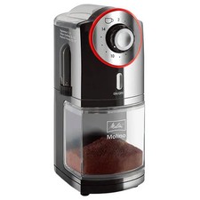 Electric Coffee Grinder by Melitta Molino – Black, Adjustable Grind Settings