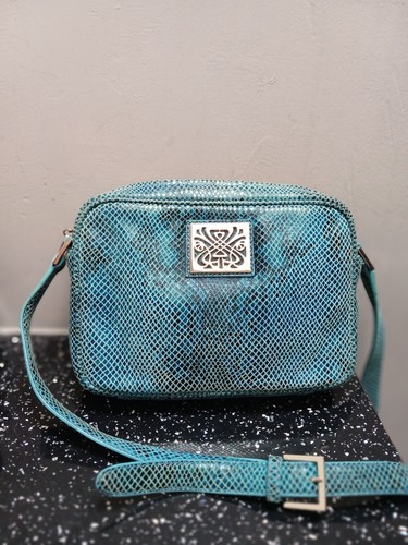 Biba teal leather cross body - biba,