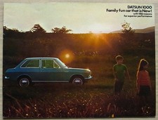 DATSUN 1000 Car Sales Brochure