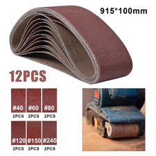 915x100mm Sanding Belts 40/60/80/120/150/240 Mixed Grit 4''x36'' Belt Sanders GB