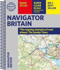 Philips Navigator Britain: Spiral (Philips Road Atlases) by Philips Maps | 2022