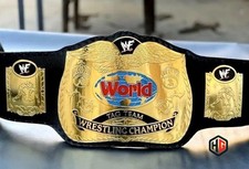 New World Tag Team Wrestling Championship Title Belt WW E Belt Adult 2...