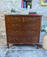 Georgian Walnut Bow Fronted