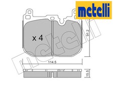 FRONT BRAKE PADS SET 22-1015-4