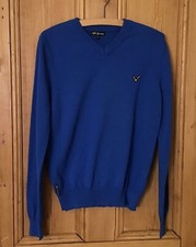 Voi Jeans Mens Blue V Neck