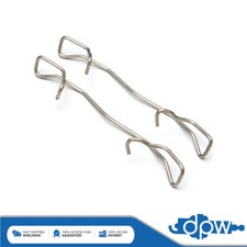 Fits Yaris (Mk3) 1.5 Hybrid 2x Brake Pad Retaining Spring Clips Front Rear