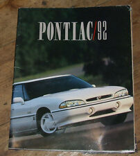 PONTIAC Full Range Sales Catalog 1992 Edition USA Import - Rare
