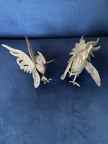 Vintage pair silver tone - of,