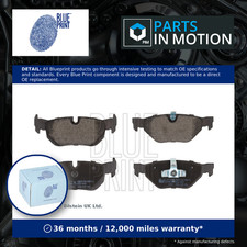 Brake Pads Set fits BMW 318 2.0 Rear 06 to 13 Blue Print 34212288891 34212288892
