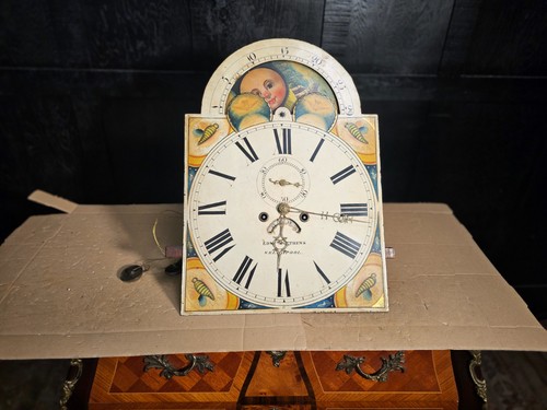 Antique day longcase - ,
