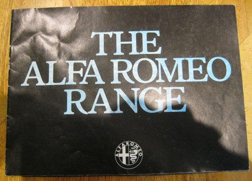 Alfa romeo brochure - alfa, brochure.