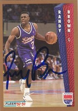 RANDY BROWN SACRAMENTO KINGS