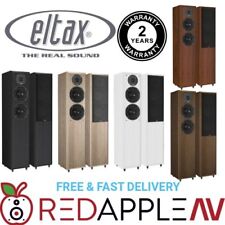 Pair Eltax Monitor IX 260W Floorstanding HiFi Stereo Speakers – 5 Finishes