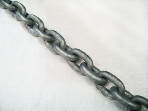 Galvanised short link anchor - short,