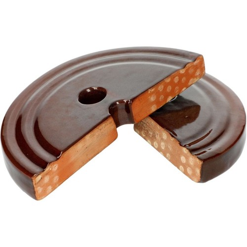 Stoneware fermentation weights - stoneware,