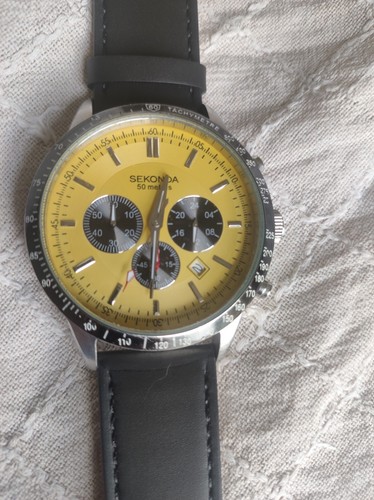 Sekonda 50m chronograph - , watch
