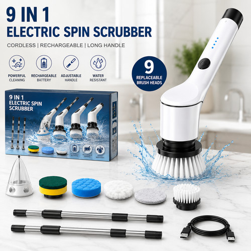 Electric spin scrubber - in,