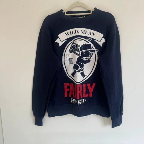 Men navy blue graphic - men's,
