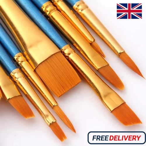 10x art paint brushes - paint,