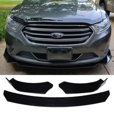 For Ford Mustang GT350 GT500 Front Bumper Lip Chin Splitter Spoiler Glossy Black