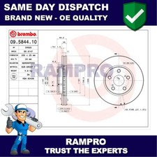 Rampro Front Brake Discs Fits