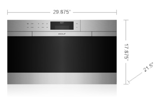 Wolf series stainless - series, 30"