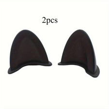 2PCS Helmet Decoration Cat'S Ears (Steamed Cat-Ear Shaped Bread) Motorcycle Helm