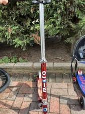 Micro Sprite Scooter Red Foldable Beginner Two Wheeled for ages 5-12