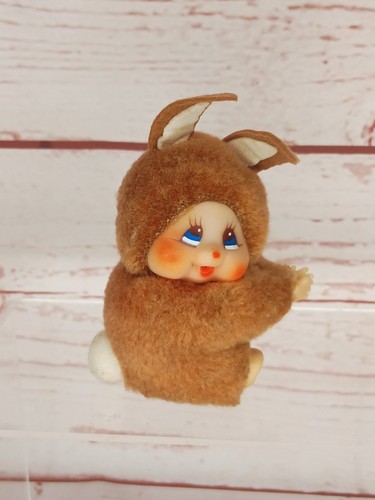 Vintage monchichi bunny rabbit - vintage,