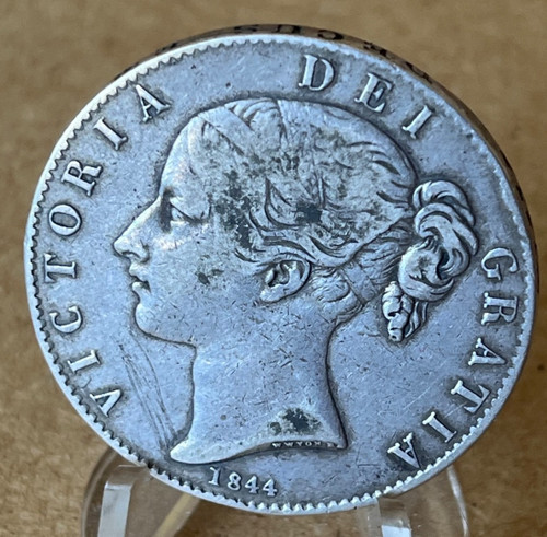 Victoria young head - head, 1844