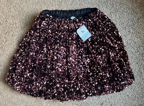 Girls sequin skirt - skirt, 10