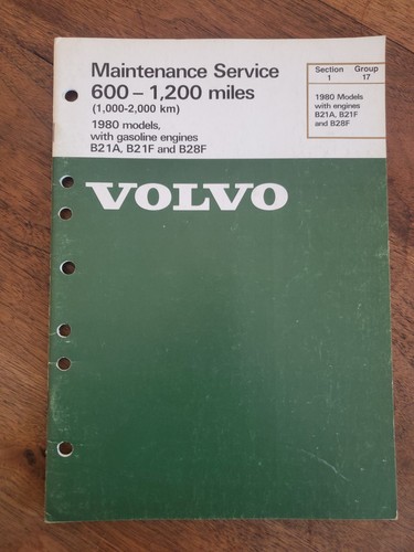 Volvo service manual - service, green
