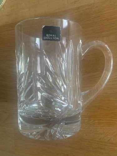 Royal doulton glass tankard - doulton,