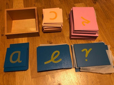 Montessori Sandpaper Letters