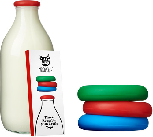 Reusable milk bottle tops - tops, –