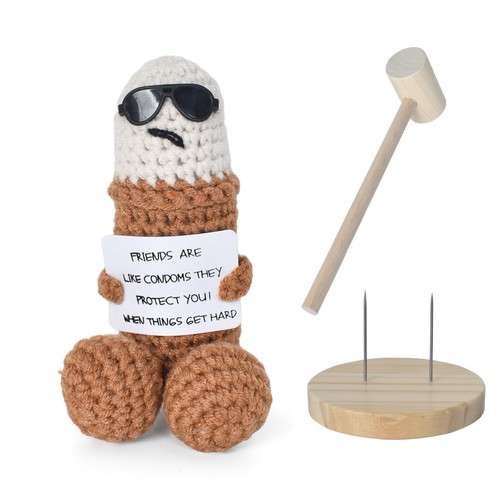 Positive penis knitting toy - positive,