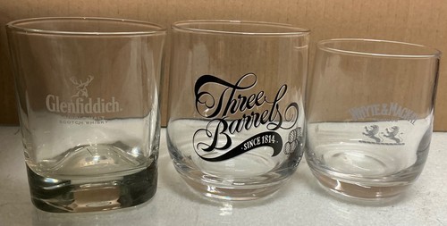 Branded whiskey tumblers 3 - 3,