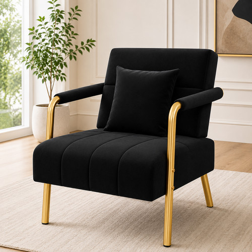 Costoffs velvet accent chair - velvet,