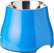 Dogit Elevated Dog Bowl Blue Stand Feeding Drinking Non Slip Stainless  73751