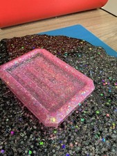 Candy Pink  Glitter Resin