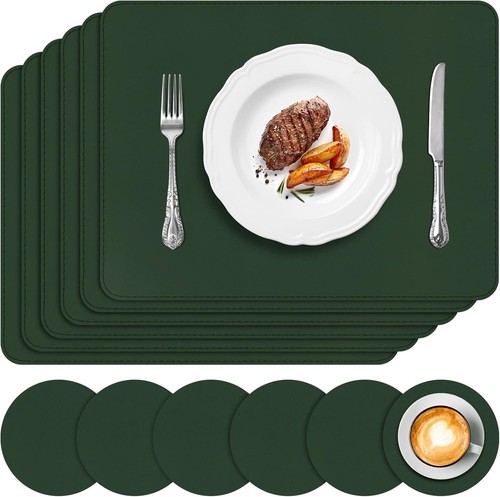 Aplker placemats set faux - aplker, of