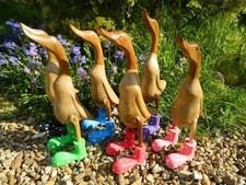 Bamboo duck wooden - duck, garden