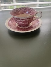Red Tea Cup From England |