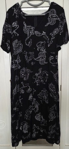 Disturbia zodiac midi dress - zodiac,
